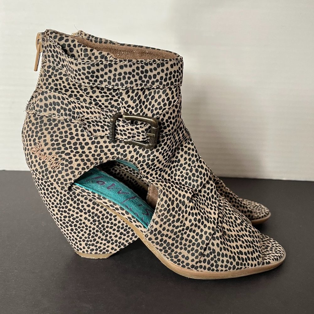 Blowfish Open Toe Booties